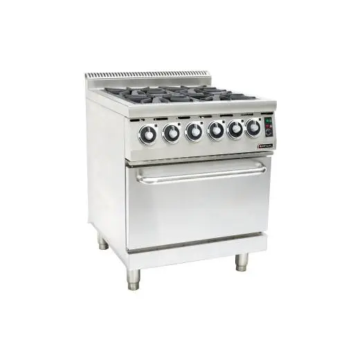 GAS STOVE WITH ELECTRIC OVEN ANVIL - 4 BURNER