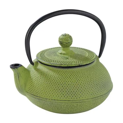 CAST IRON TEA POT [NIPON] - GREEN 600ML