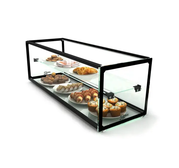 AMBIENT DISPLAY CABINET SALVADORE (DOUBLE SHELF) - 1200MM X 330MM X 315MM