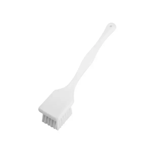 LONG HANDLE SCRUB - SOFT BRISTLE WHITE - 355MM