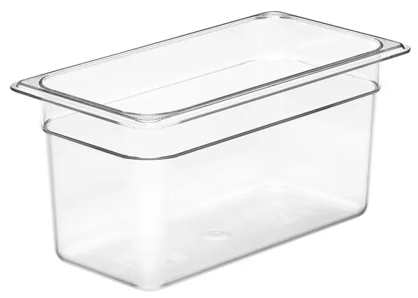 GN FOODPAN 1/3 POLYCARBONATE CLEAR 150MM D