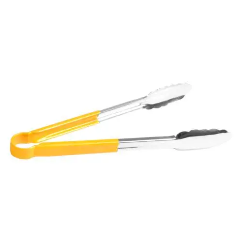 COLOURED UTILITY TONGS (YELLOW) - 300MM