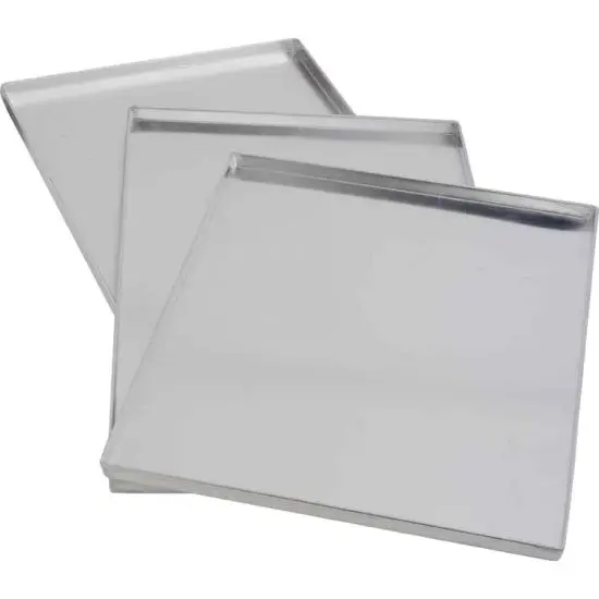 BAKING TRAY ALUSTEEL - BISCUIT 600MM X 400MM X 20MM