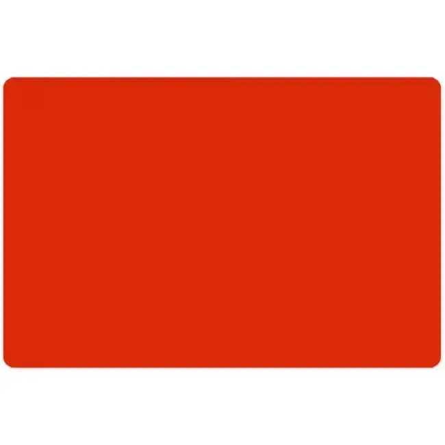 CUTTING BOARD PE - 500MM X 380MM X 13MM - (RED)