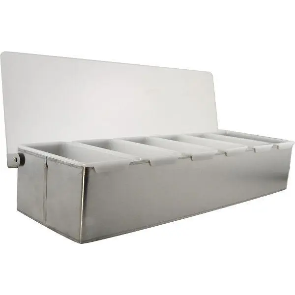 BAR CADDY CONDIMENT HOLDER S/STEEL