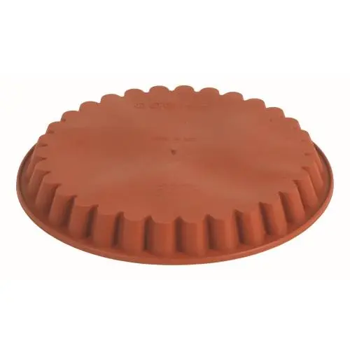 MOULD SILICON ROUND (FLUTED EDGE) - 255MM X 32MM