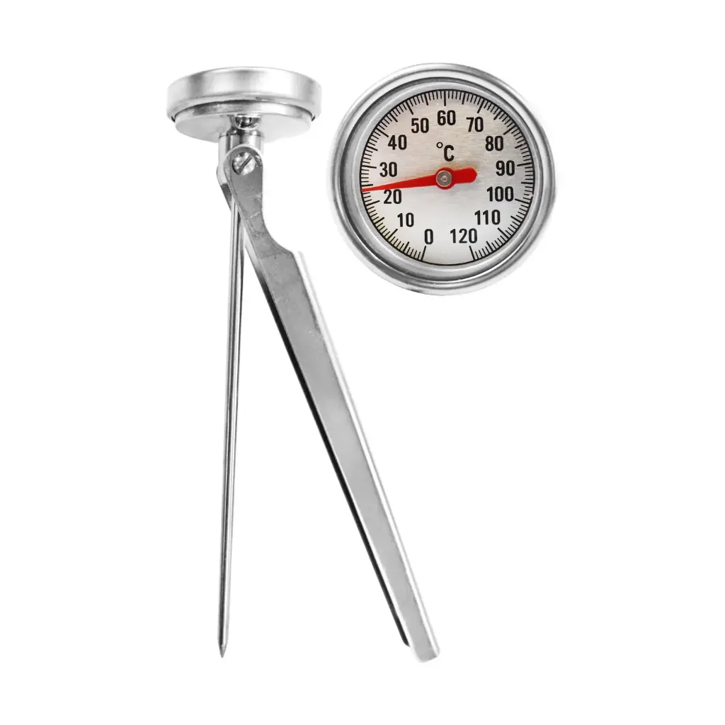 THERMOMETER ROASTING STEEL STEM140MM (0°C TO 120°C) COOKING THERMOMETER