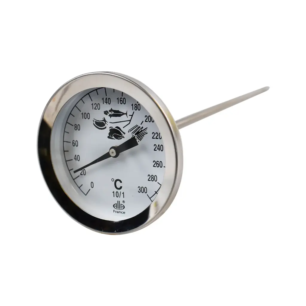 THERMOMETER DEEP FRYING 130MM (0°C TO 300°C) USE IN POTS, DEEP FAT FRYERS
