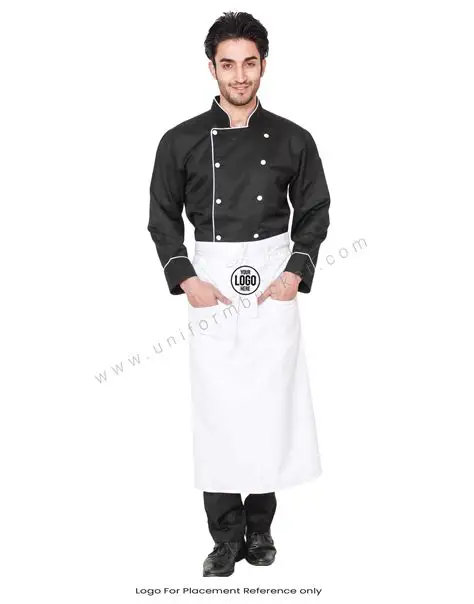 CHEFS UNIFORM - BISTRO WHITE APRON