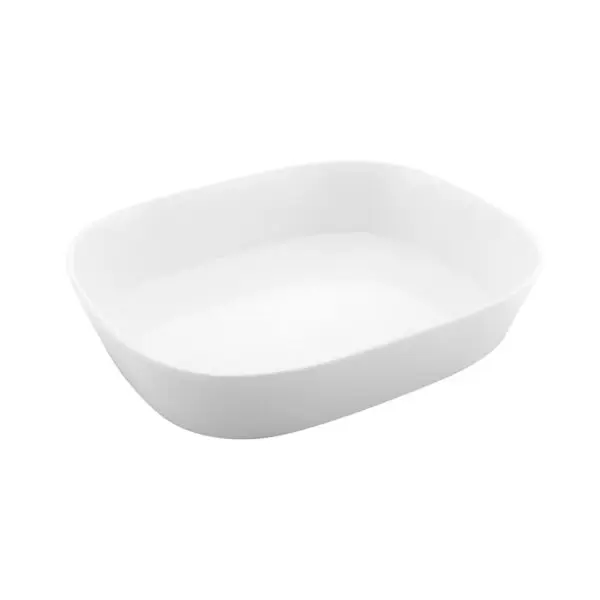 CAPSULE BOWL RECT (IVORY) - 325 X 265 X 65MM