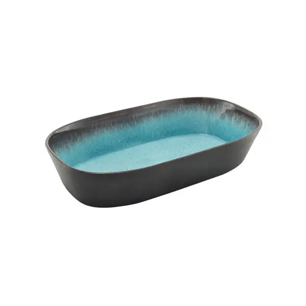 CAPSULE BOWL RECT (MED BLUE) - 325 X 176 X 65MM