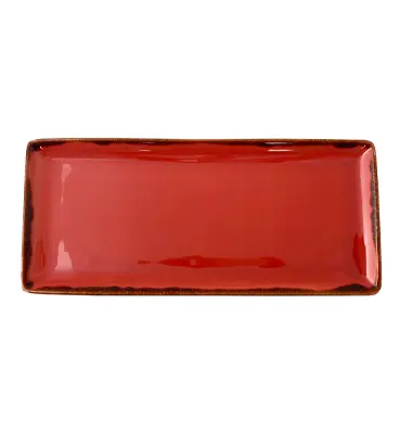 Rect. Platter Autumn 28.5X16.5cm