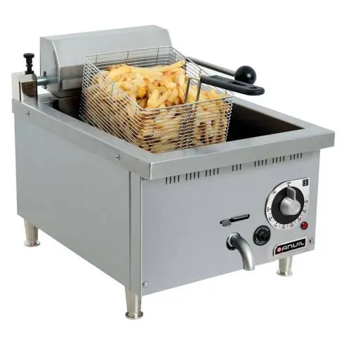 [FFA6003] FISH FRYER ANVIL - 1 X 10LT - HIGH SPEED - 5.6KW - ELEC