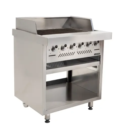 [GGA4006] GAS GRILLER ANVIL - 6 BURNER RADIANT - FREE STANDING