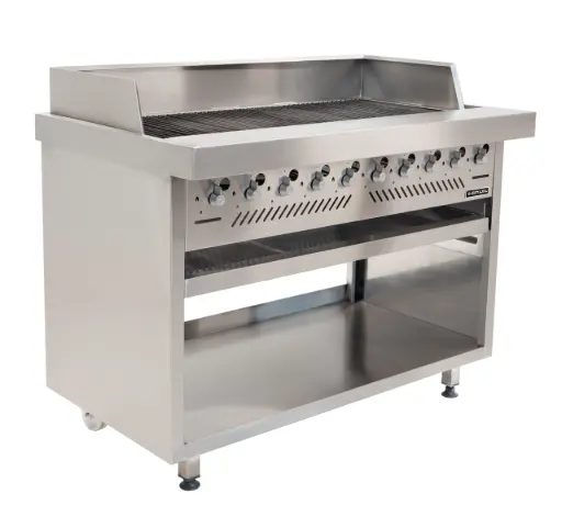 [GGA4010] GAS GRILLER ANVIL - 10 BURNER RADIANT - FREE STANDING