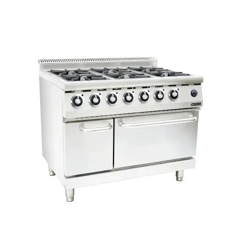 [COA3006] GAS STOVE WITH GAS OVEN ANVIL - 6 BURNER