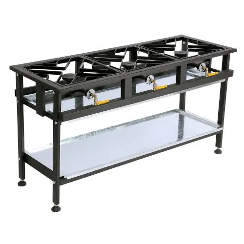 [BTG2003] BOILING TABLE GAS - COMMERCIAL - 3 BURNER STRAIGHT