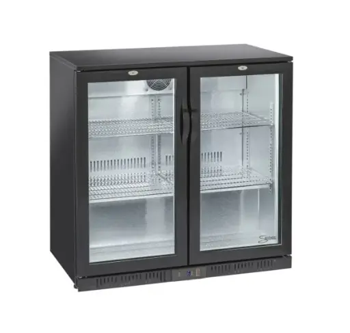 [BBC1002] BACK BAR COOLER SALVADORE - DOUBLE HINGED DOOR