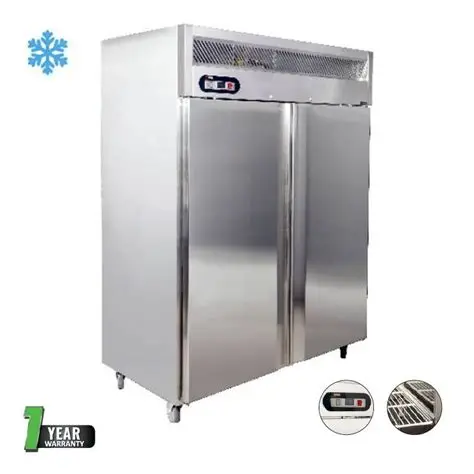 [CKF1480-R02] COMMERCIAL KITCHEN FREEZER - DOUBLE DOOR - S/STEEL