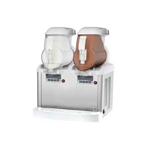 [SIM1002] GT2 PUSH SOFT ICE / FROZEN YOGHURT MACHINE - WHITE [2 BOWL]