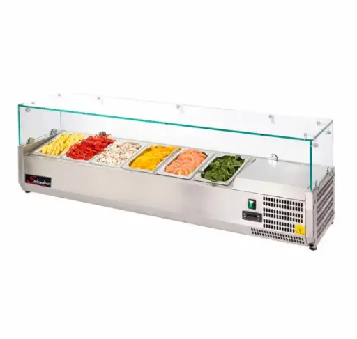 [PIF2000] PIZZA INGREDIENT FRIDGE SALVADORE - 2000MM