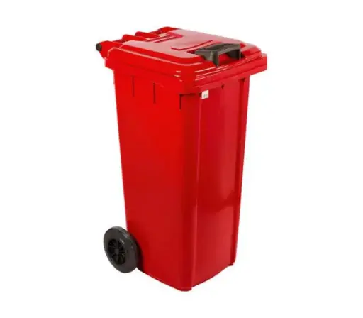 [IBP4240] MOBILE REFUSE BIN 240LT (RED) TIN CANS