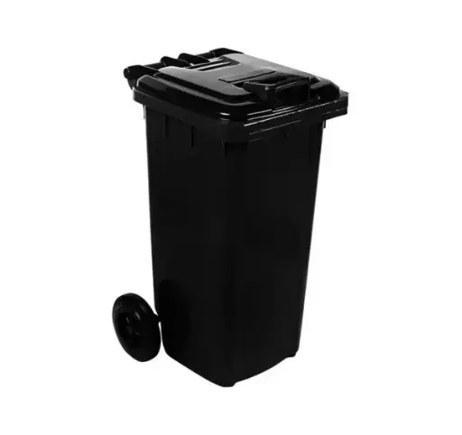 [IBP0240] MOBILE REFUSE BIN 240LT (BLACK) GENERAL WASTE