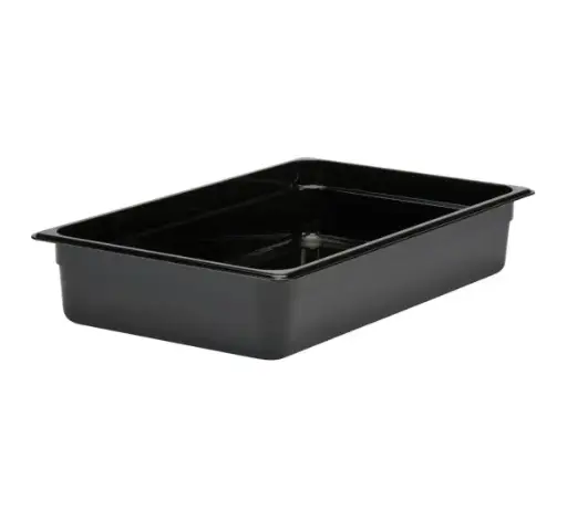 [INF5100-C] GN FOODPAN 1/1 POLYCARBONATE BLACK 100MM D