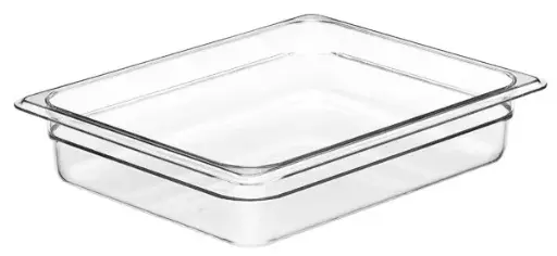 [INH4065-C] GN FOODPAN 1/2 POLYCARBONATE CLEAR 65MM D