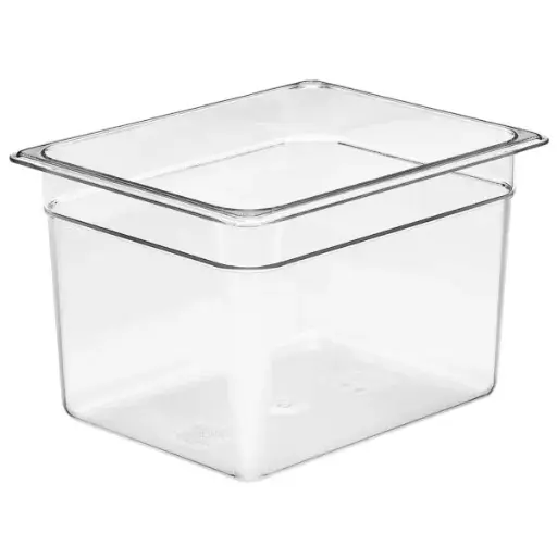 [INH5150-C] GN FOODPAN 1/2 POLYCARBONATE CLEAR 200MM D