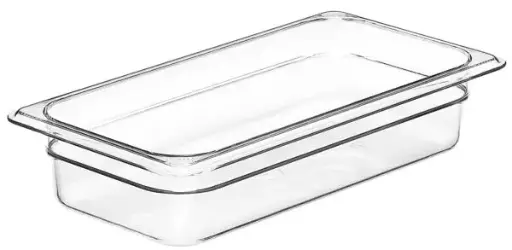 [INT4150-C] GN FOODPAN 1/3 POLYCARBONATE CLEAR 65MM D