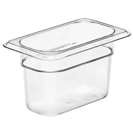 [INN5100-C] GN FOODPAN 1/9 POLYCARBONATE CLEAR 100MM D