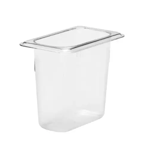 [INN9150-C] GN FOODPAN 1/9 POLYCARBONATE CLEAR - 150MM D