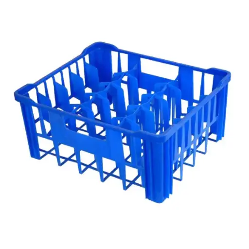 [GCL0030] GLASS CRATE LARGE - 30 GLASSES (BLUE) 475MM X 400MM X 205MM