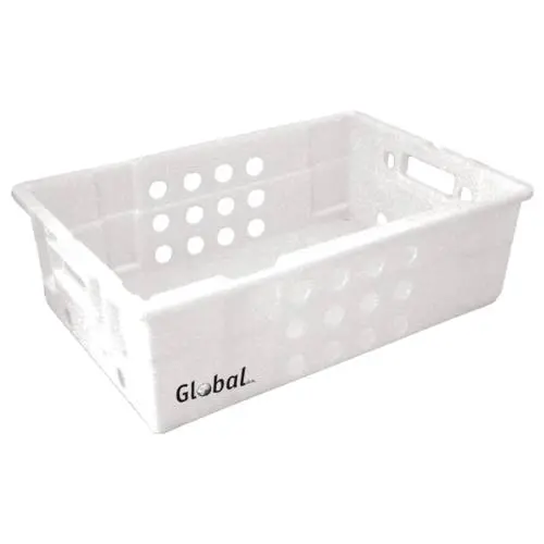 [FCV0001] FREEZER CRATE PLASTIC - VENTED - 600MM X 400MM X 188MM