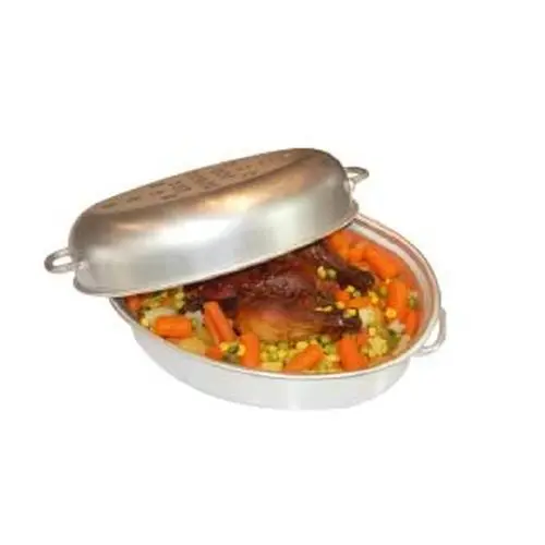 [RSA0002] ALUMINIUM LARGE OVAL ROASTER 240MM X 360MM X 180MM