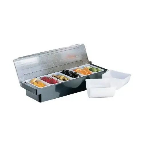 [BCD0006] BAR CADDY DELUXE - 6 DIVISION (BLACK)