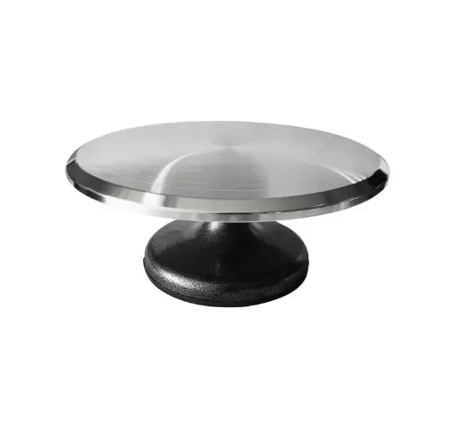 [TTA0300] TURN TABLE (ICING) ALUMINIUM - 300MM X 85MM