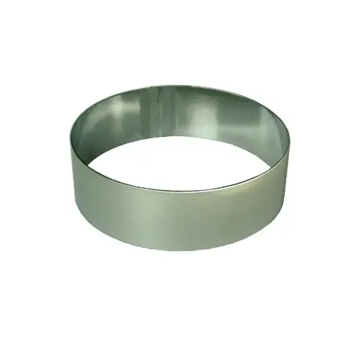 [CRR0200] CAKE RING ROUND S/STEEL - 200MM X 58MM