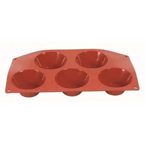[MSM0005] MOULD SILICON MUFFIN - 5 CUPS - 300 x 175 x 14MM