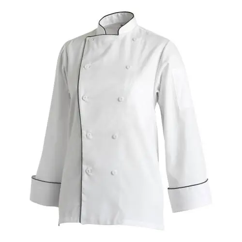 [UNI6013] CHEFS UNIFORM LADIES BASIC JACKET - LARGE