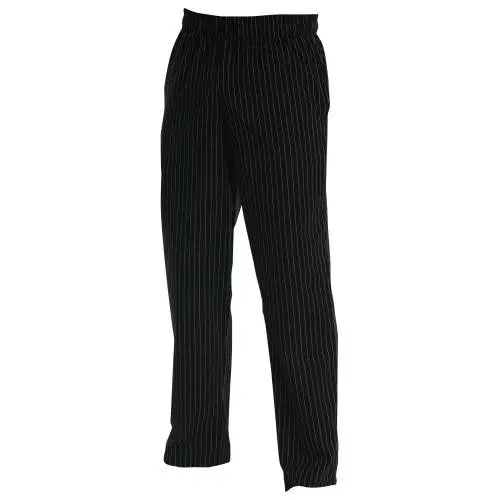[UNI3036] CHEFS UNIFORM - BAGGIES BLACK/WHITE CHECK - XXX LARGE