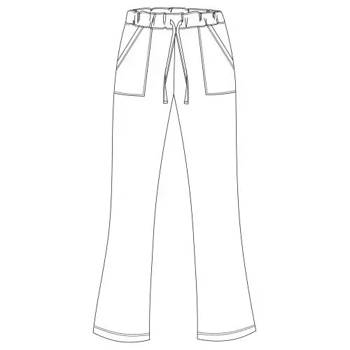 [UNI6033] CHEFS UNIFORM LADIES BAGGIES - LARGE