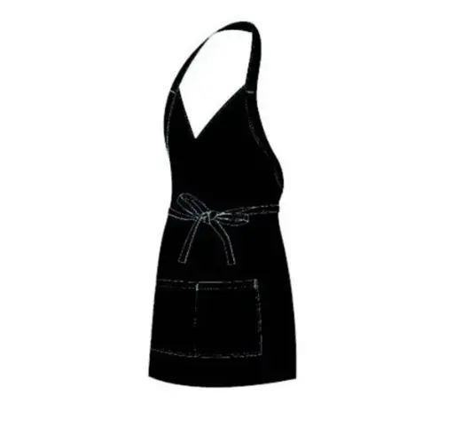 [UNI9003] CHEFS UNIFORM - FULL BIB DENIM APRON