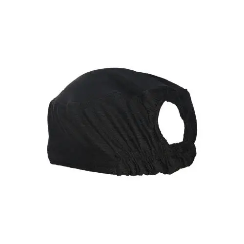 [UNI5019] CHEFS UNIFORM - CHEFS EZI BREATHE HAT (BLACK) WITH INTERNAL SWEAT BAND AND ELASTIC BACK