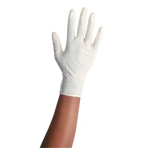 [UDL0001] DISPOSABLE LATEX GLOVES - POWDER FREE - PACK OF 100
