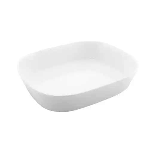[CBR0002] CAPSULE BOWL RECT (IVORY) - 325 X 265 X 65MM
