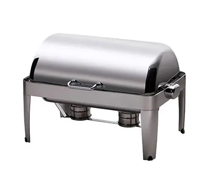 [CDI0008] CHAFING DISH IBIS RECTANGULAR ROLL TOP 18/10 S/STEEL 667MM X 485MM X 452MM 8LT