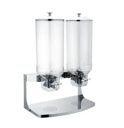 [CDS5002] CEREAL DISPENSER DOUBLE CONTEMP 8LT X 2