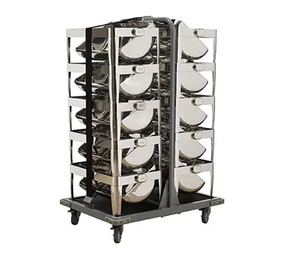 [CST1001] CHAFER STACKING TROLLEY IBIS 980MM X 695MM X 1546MM